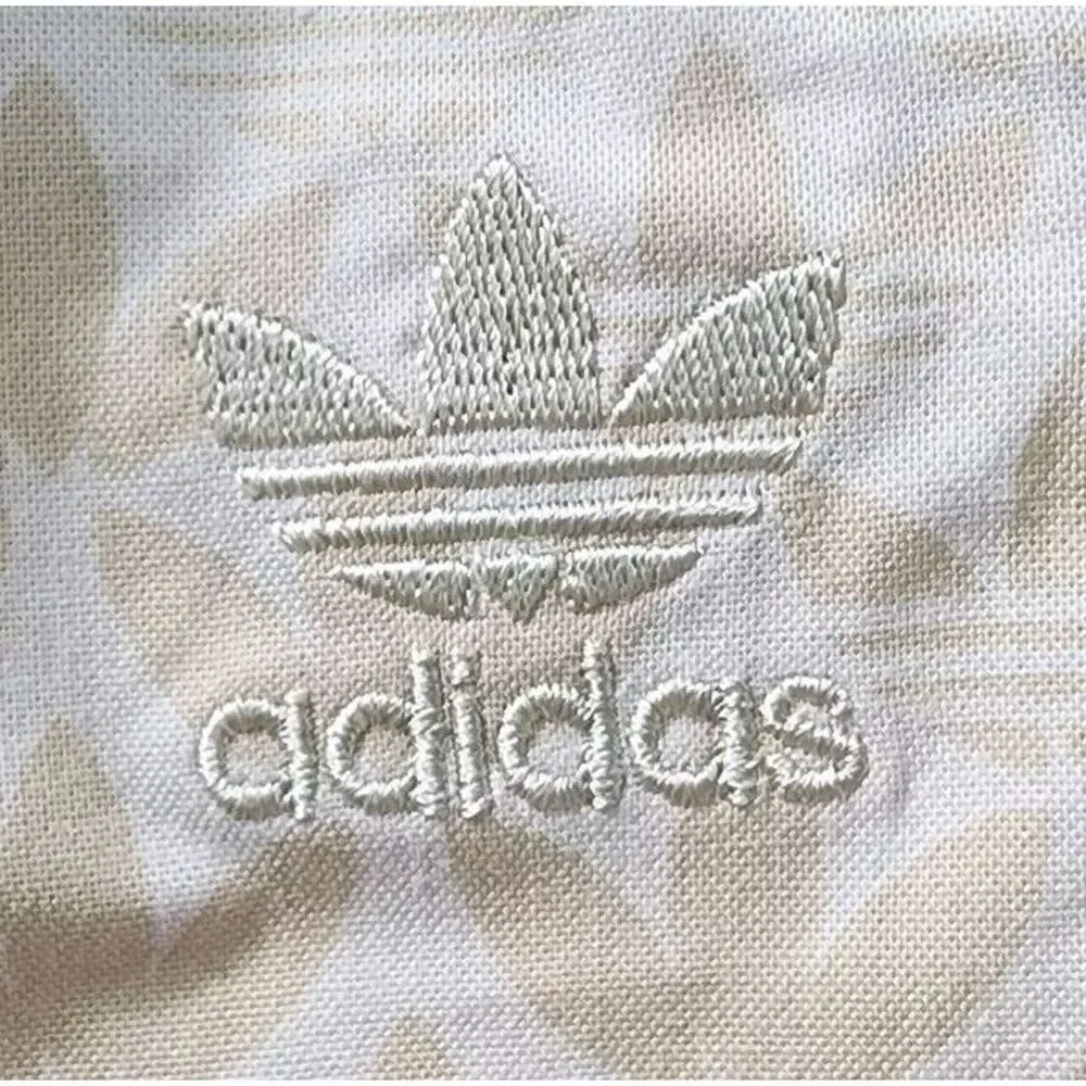 Adidas Men's Size XL Mono‎ AOP Shorts Beige Logo Printed